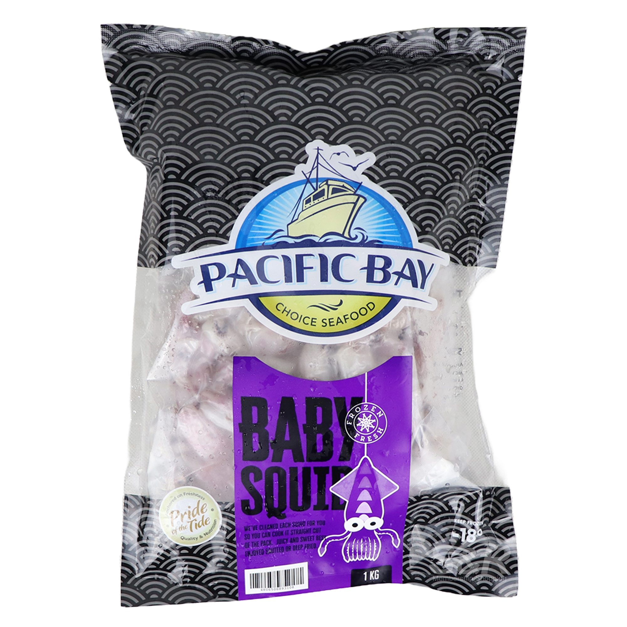 Pacific Bay Squid Baby 1kg Pacific Bay Squid Baby 1kg